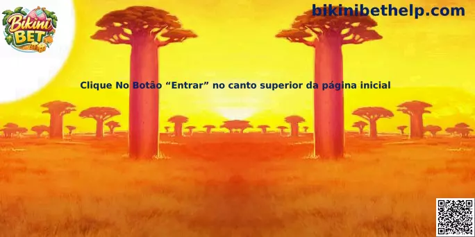 Clique No Botão “Entrar” no canto superior da página inicial Bikini Bet