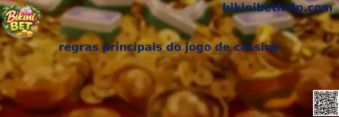 Regras principais do jogo de cassino
