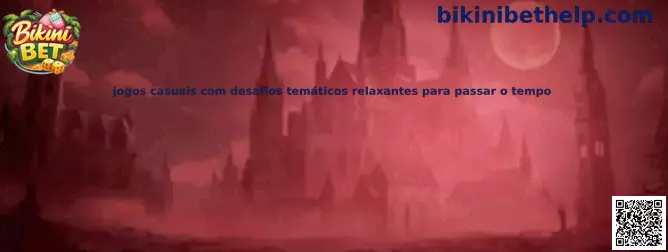 Jogos casuais com desafios temáticos relaxantes para passar o tempo