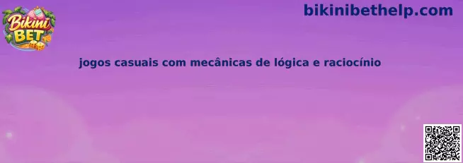 Jogos casuais com mecânicas de lógica e raciocínio